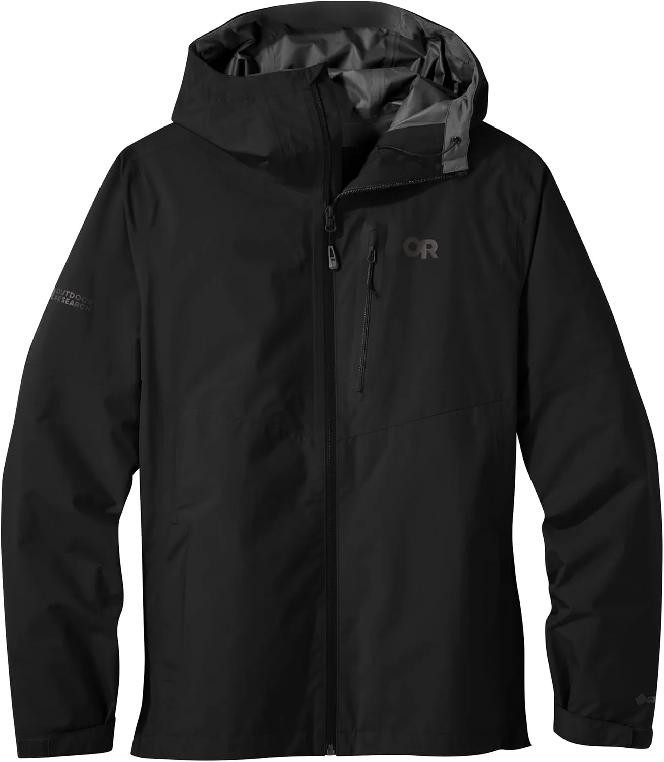 Outdoor Research Men’s Foray II Jacket – Waterproof & Windproof Hooded Rain Coat