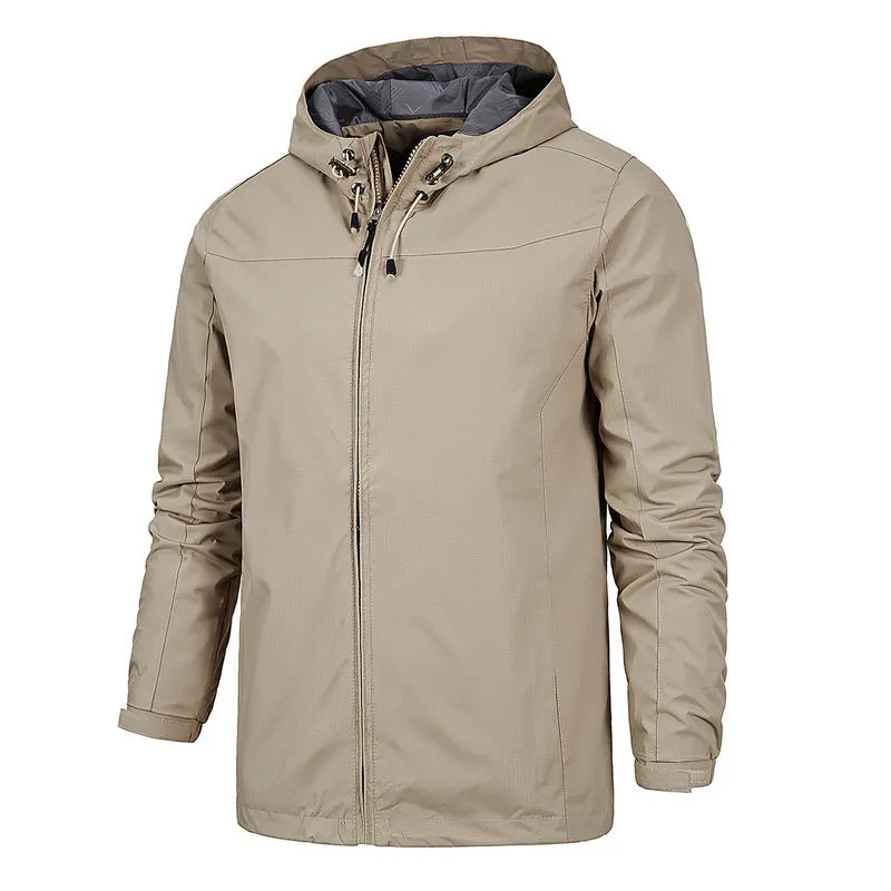 Outdoor Windproof And Waterproof All Season Mountaineering windproof Jacket Jacket For Men