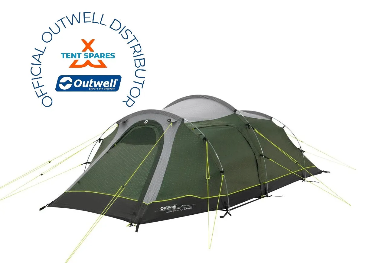 Outwell Earth 3, 3 Person Tent - Green (OUT0088)
