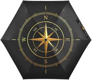 Oyihfvs Parasol Folding Umbrella, Reinforced Windproof Waterproof, Portable Compact Anti-UV Sun Rain Protection for Travel Outdoor