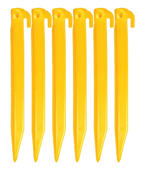 OZtrail - ABS Plastic pegs  {6 pack}