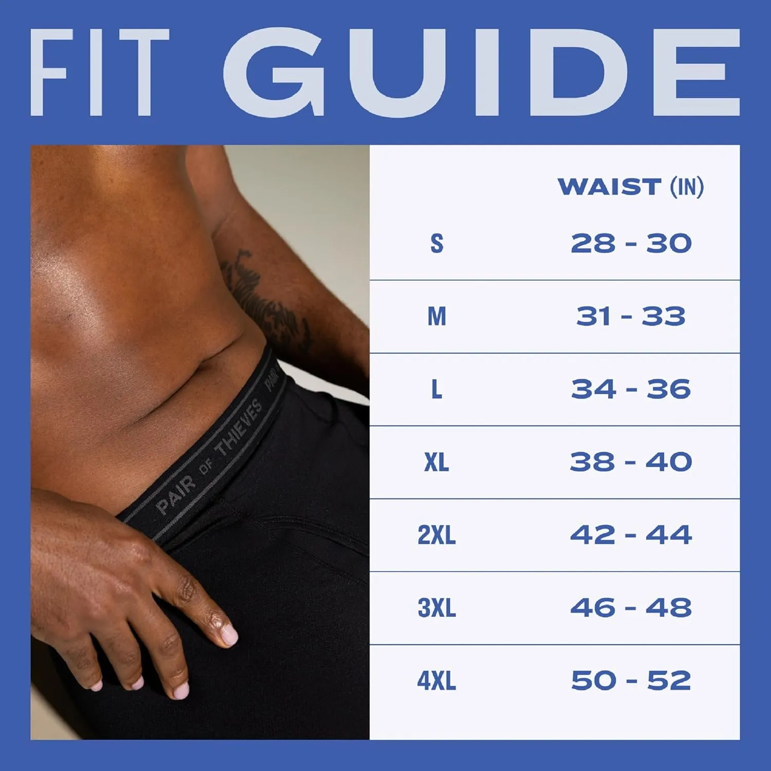Pair of Thieves Soft Cotton Boxer Briefs for Men Pack (4 & 8 Pack) - Tagless Underwear for Men Pack