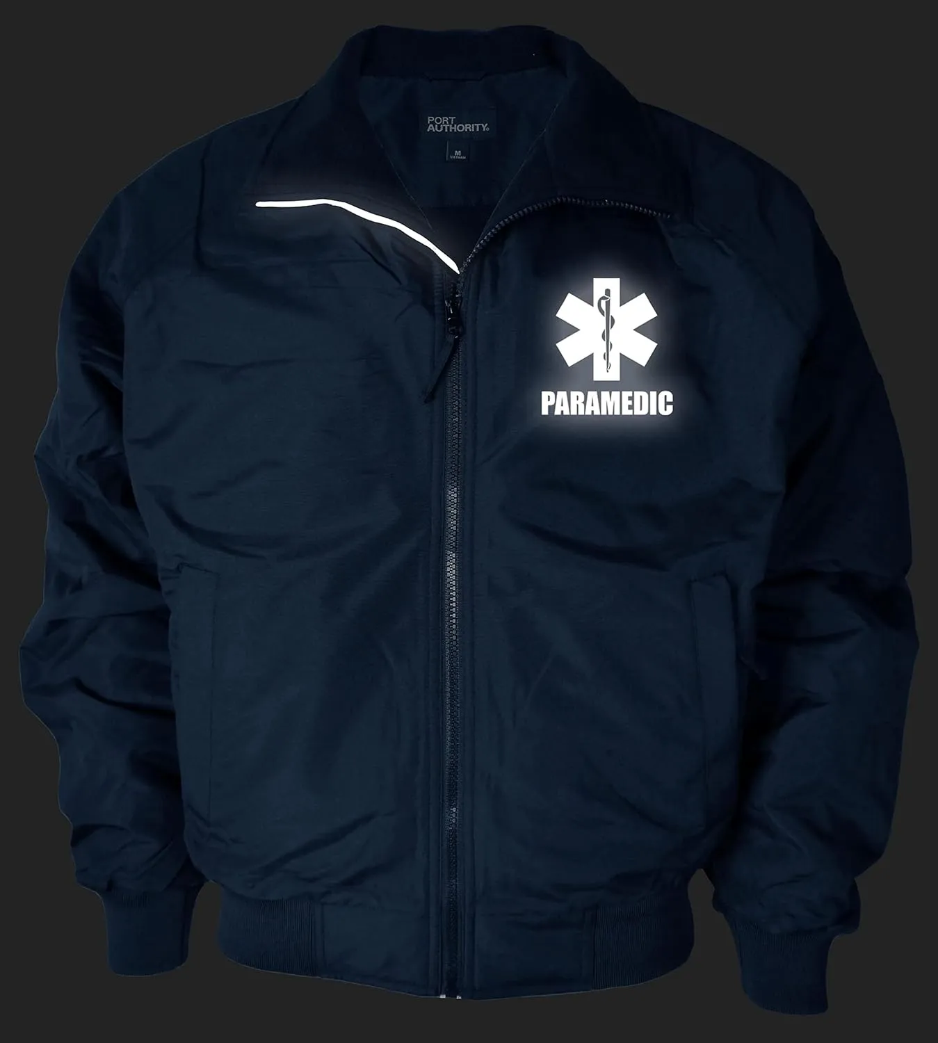 Paramedic Heavyweight Jacket, Reflective Logo, Fleece body Lining & polyfill sleeve lining jacket