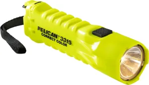 Pelican 3315CC (Correct Color) LED Flashlight - IP67 Waterproof (Yellow)