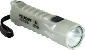 Pelican Safety Approved 3315PL Flashlight. Glow in The Dark photoluminescent Body.
