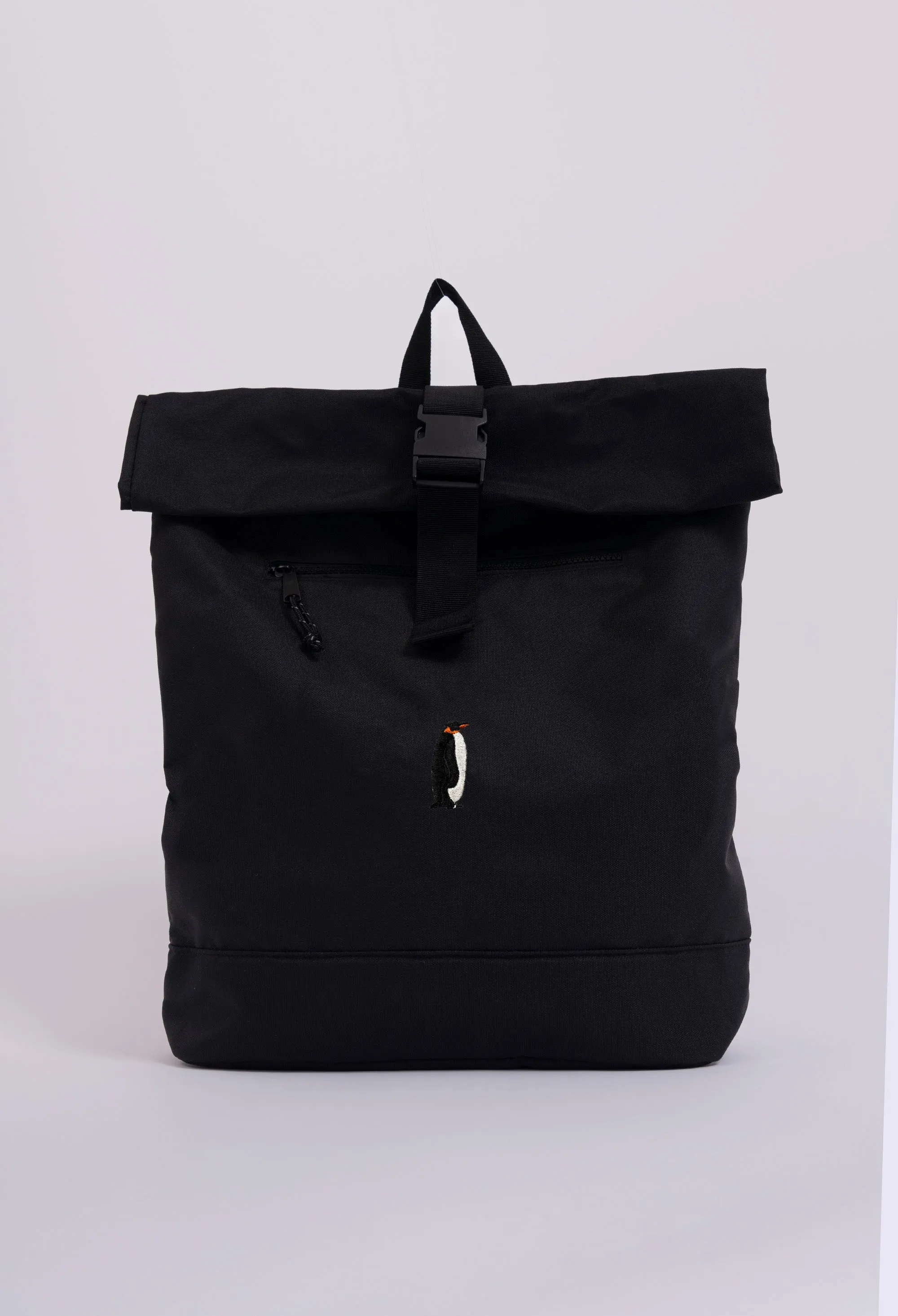penguin recycled roll-top backpack