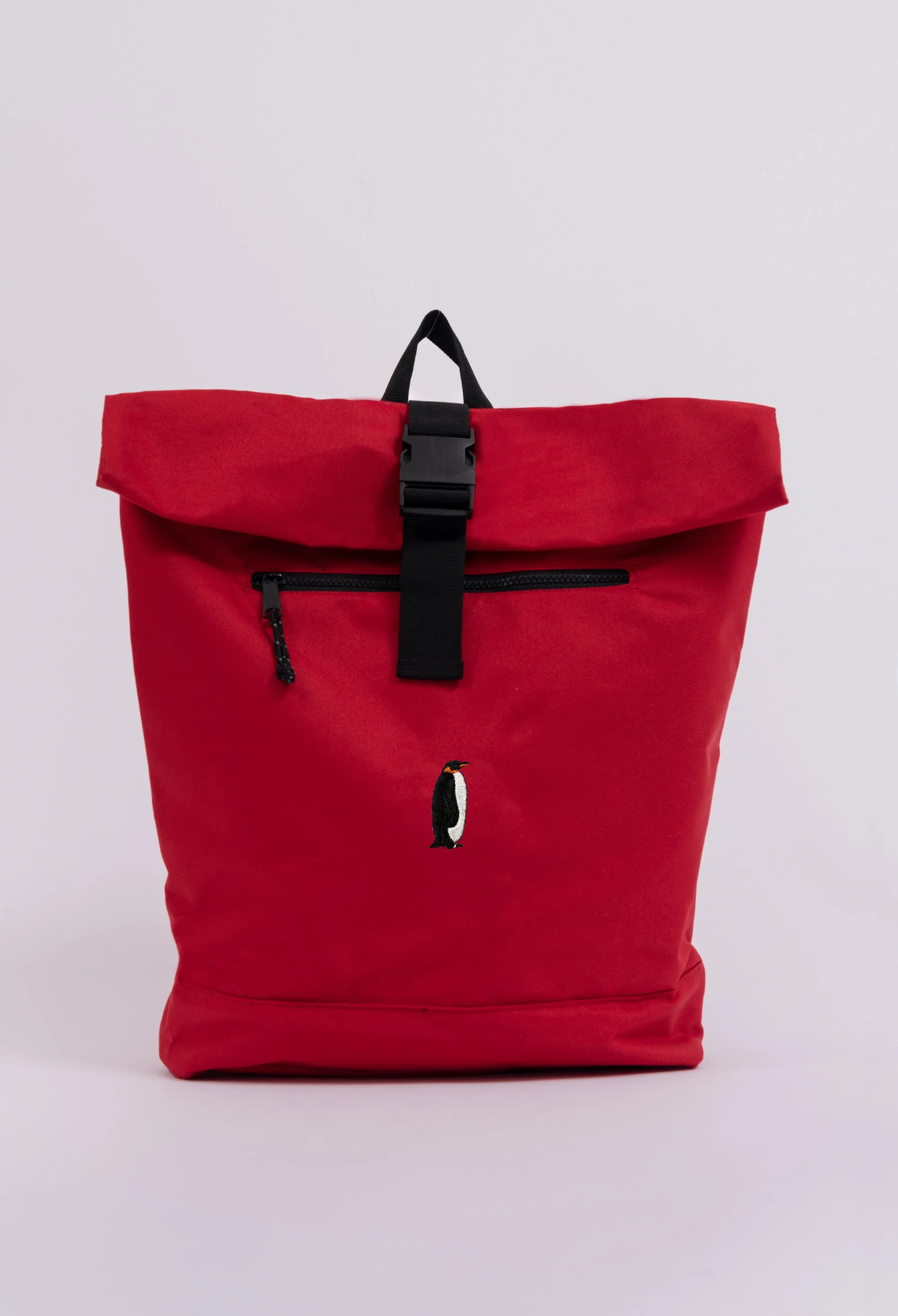 penguin recycled roll-top backpack