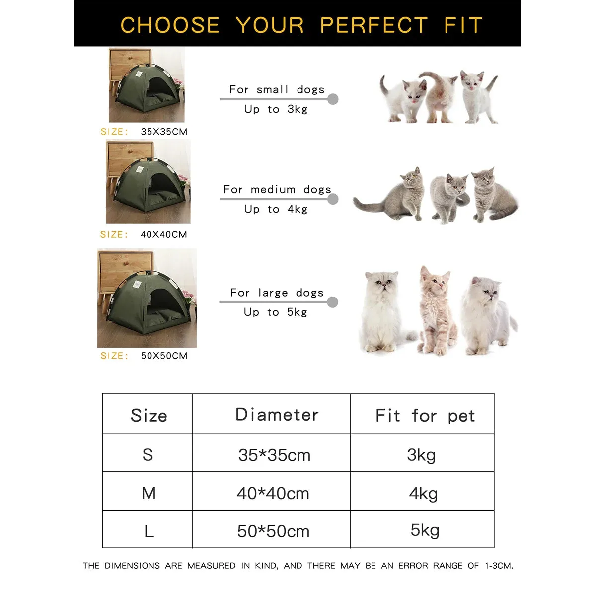 Pet Tent Bed for Cats