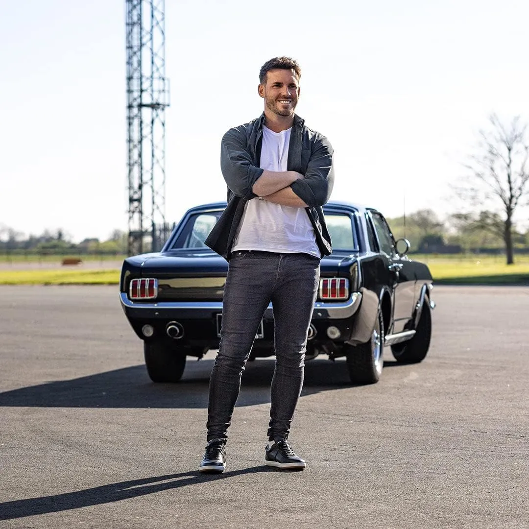 Piloti Driving Shoes for Men, Avenue Italian Leather Driving Performance Everyday Sneakers for Men