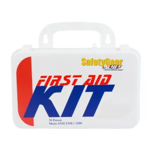 PIP 299-13255 Personal First Aid Kit - 50 Person, White, 1 Each