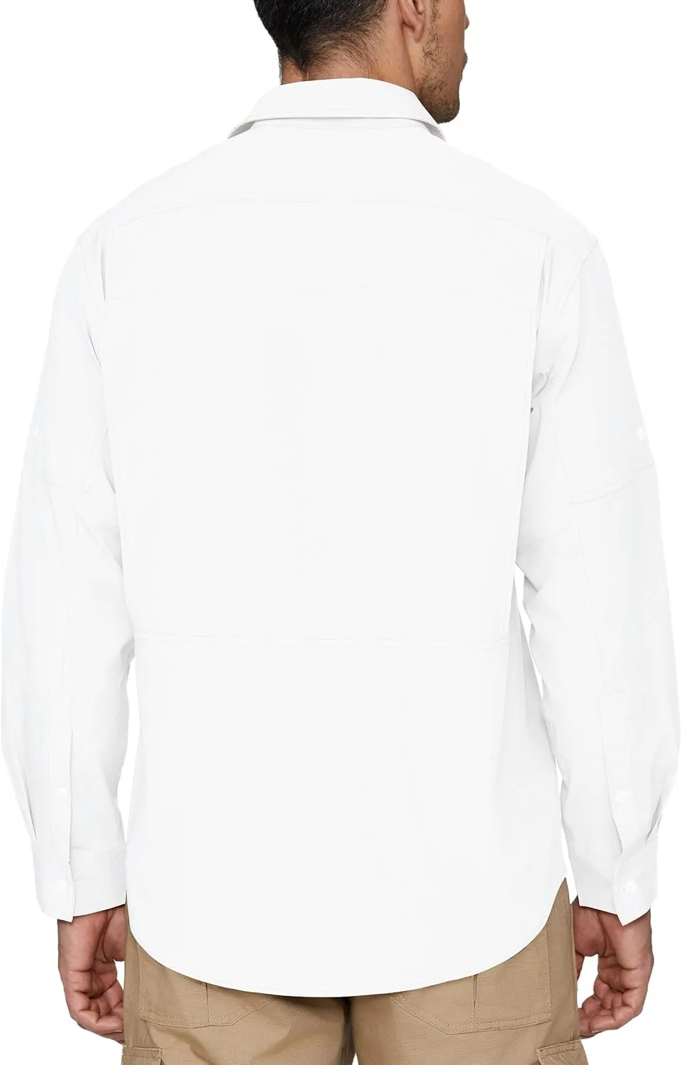PIQIDIG Men's Long Sleeve Sun Protection Shirts UPF 50  Quick Dry Button Down Shirts Hiking Fishing Camping Travel Work