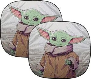 Plasticolor 003965W01 Star Wars Mandalorian Grogu Magic Spring Sunshade