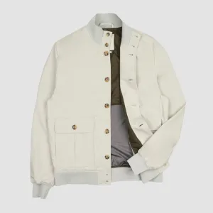Pocketable Valstarino Jacket, Semi-Lined Off-White