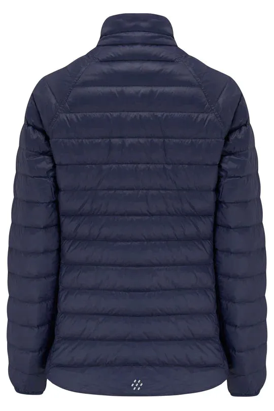 Polar Ladies Reversible Down Jacket - Navy Mustard