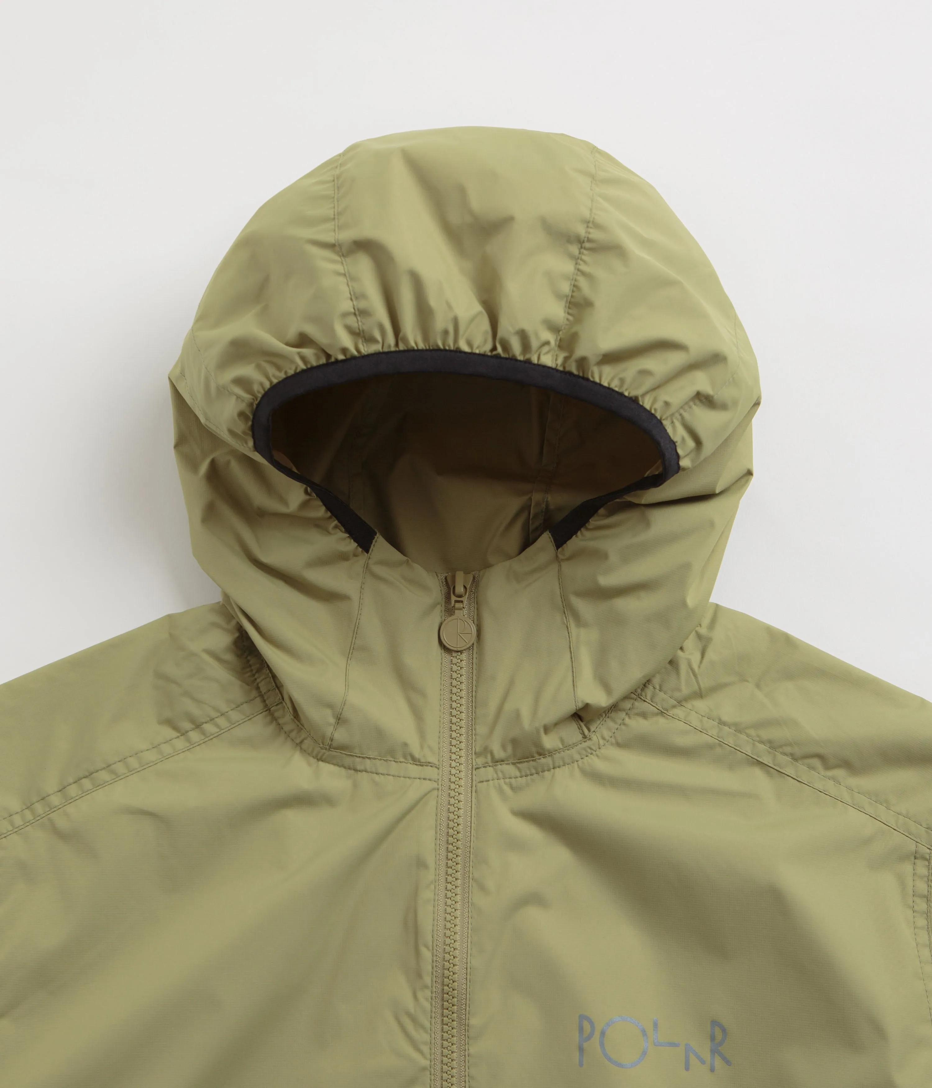 Polar Packable Anorak Jacket - Dirty Green