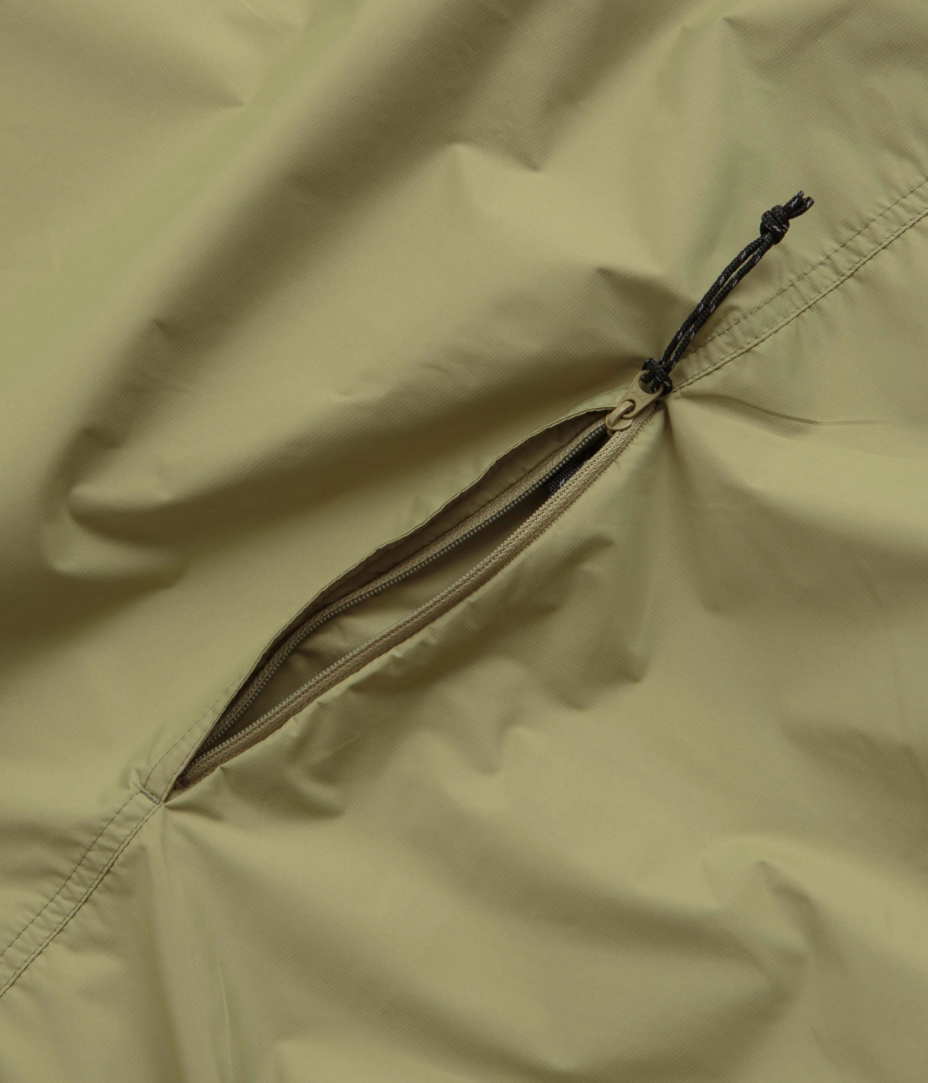 Polar Packable Anorak Jacket - Dirty Green
