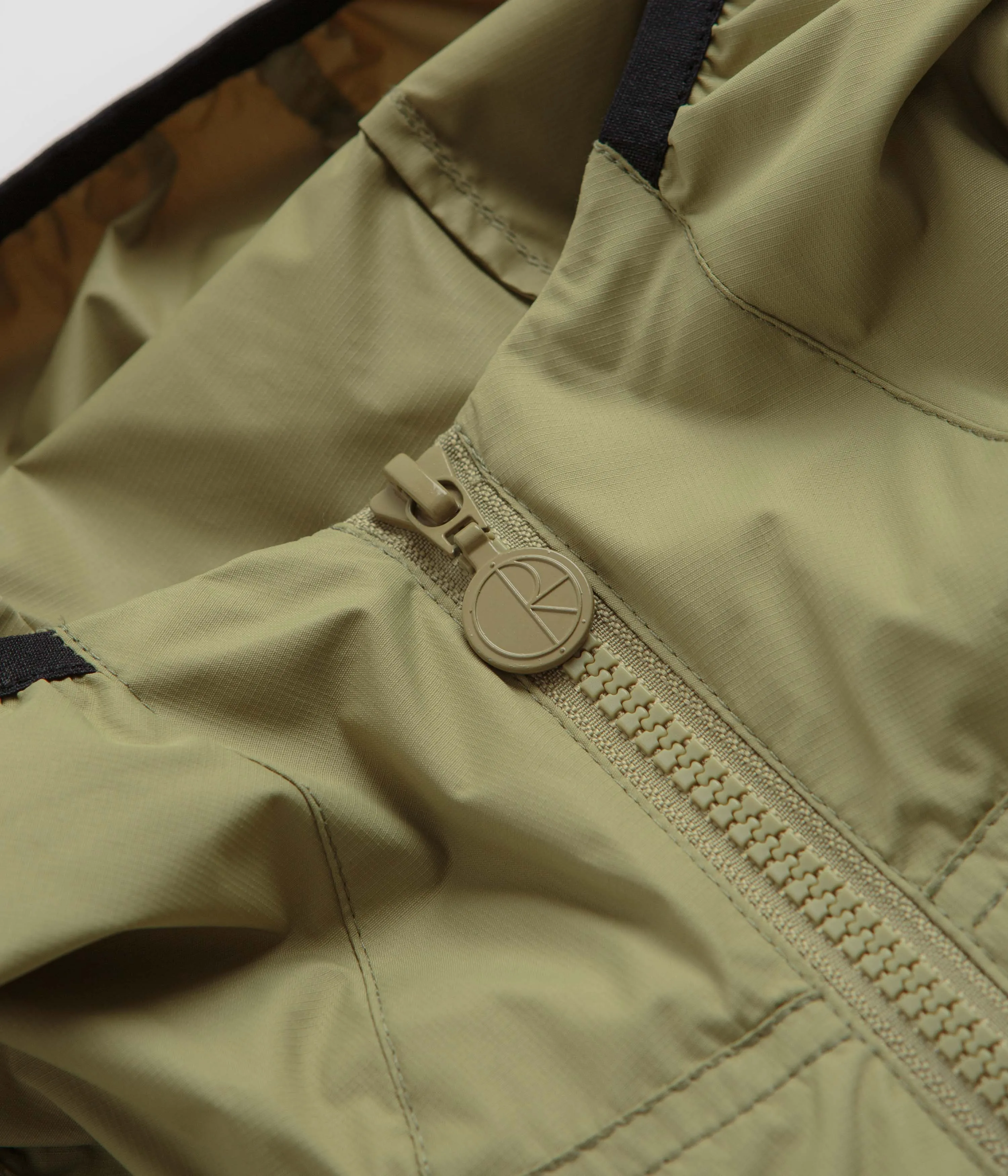 Polar Packable Anorak Jacket - Dirty Green