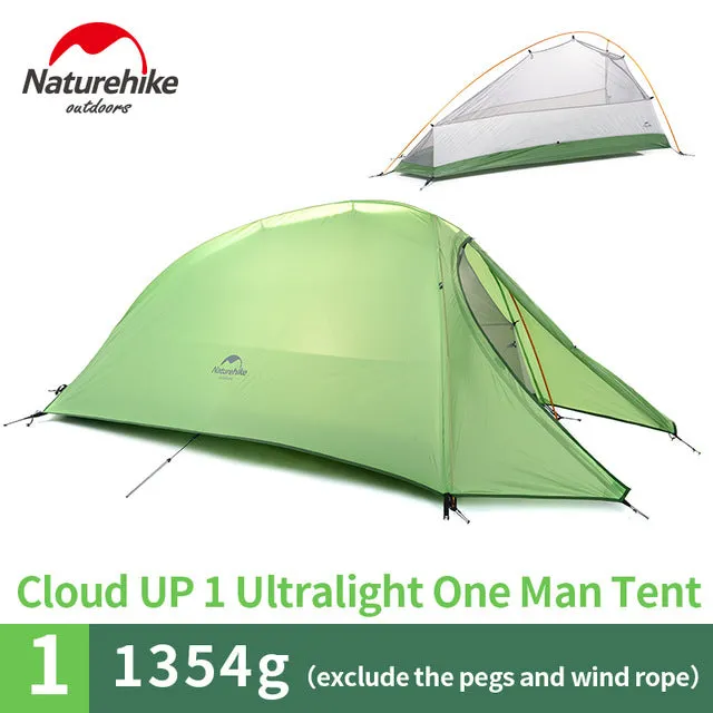 Pole Family Layer Camping Tent Value-for-money Waterproof Person Aluminum 1-3 tent travel Tent hiking *00% satisfaction Double Outdoor Tents Naturehike Camping