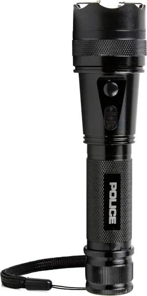 POLICE Stun Gun 1109 - Max Volt Rechargeable with LED Tactical Flashlight