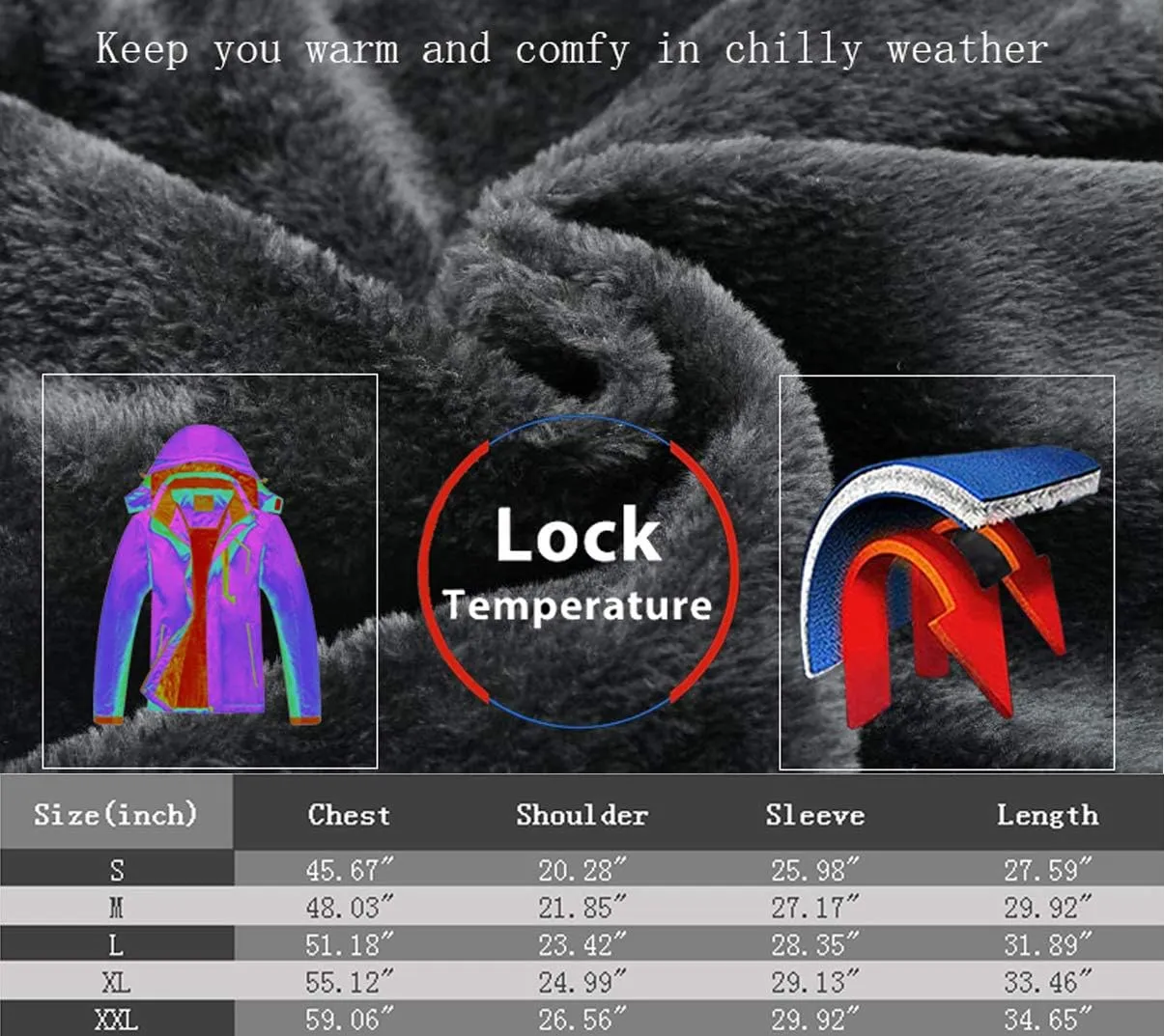 Pooluly Men's Ski Jacket Warm Winter Waterproof Windbreaker Hooded Raincoat Snowboarding Jackets