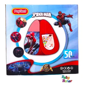 Pop Tent Playhouse – Spider-Man Theme with 50 Ball