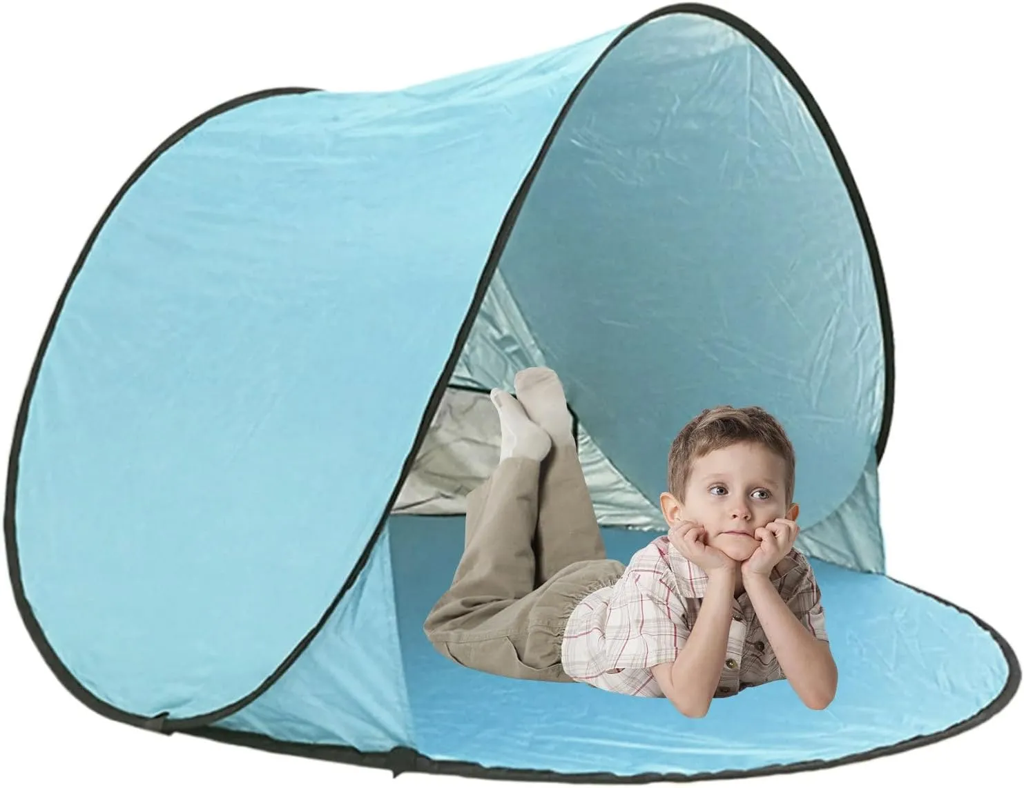 Pop Up Tent - Camping Tent | Automatic Instant Tents Easy Set Up for Wild Camping Dome Waterproof Instant Family Tents Portable Sun Shelter Supplies for Outdoor Activities Adventure
