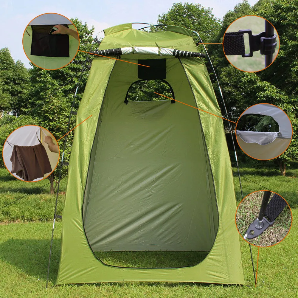 Portable Buy-one-get-one-free Shower Tent Interactive Camping