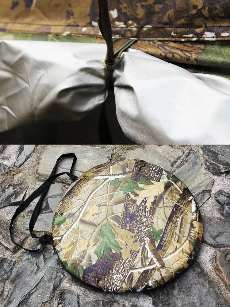 Portable Camouflage Pop-Up Tent for Camping, Shower, and Privacy