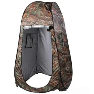 Portable Camouflage Pop-Up Tent for Camping, Shower, and Privacy