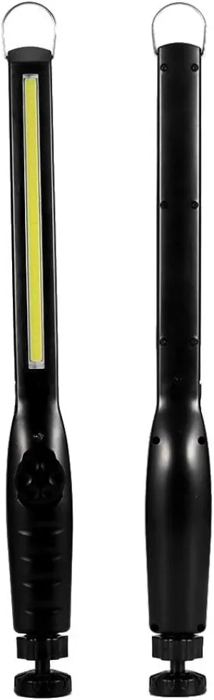 Portable Rechargeable LED Flashlight with Magnet for Outdoor Night Use, 600lm Brightness