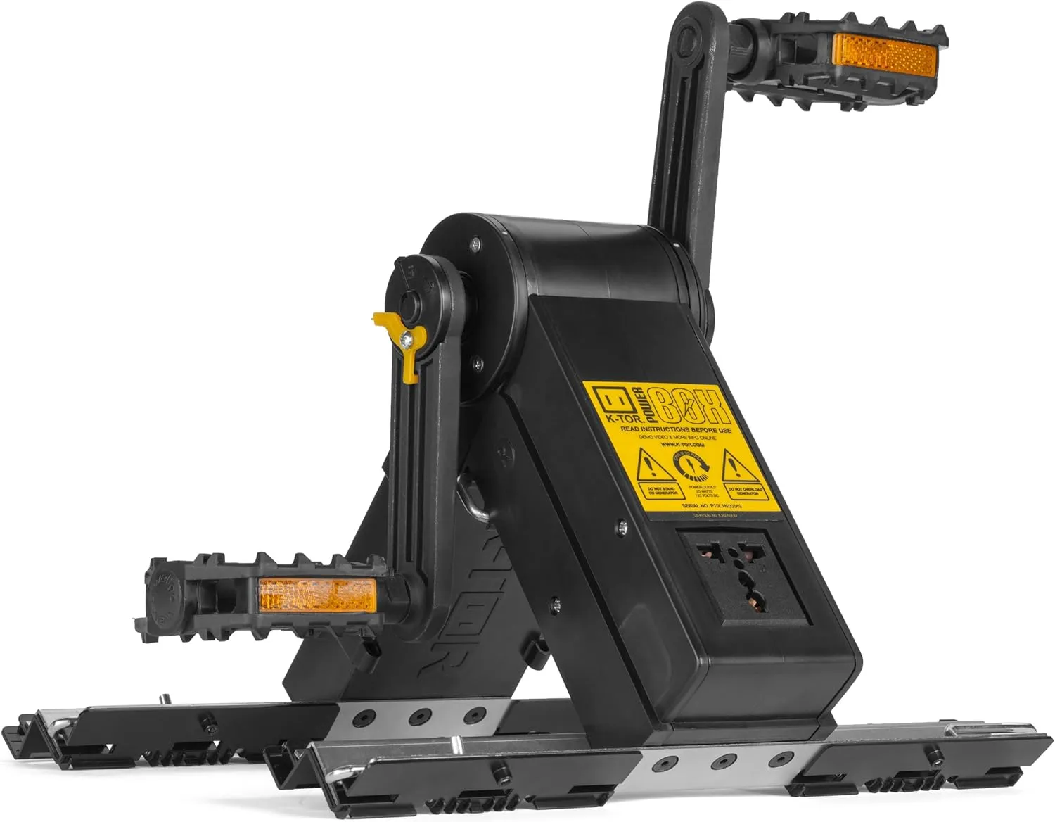 Power Box 20 Watt Pedal Generator, Bundled with Cree Rechargeable Flashlight with Integrated USB