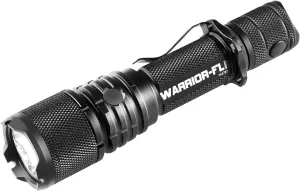 PowerTac Warrior G4-FL 4200 Lumen (Wide Beam) Tactical Handheld Flashlight High Lumen, Waterproof, USB Rechargeable Flashlight and Dual-Charging Magnetic Police Duty LED Flashlight
