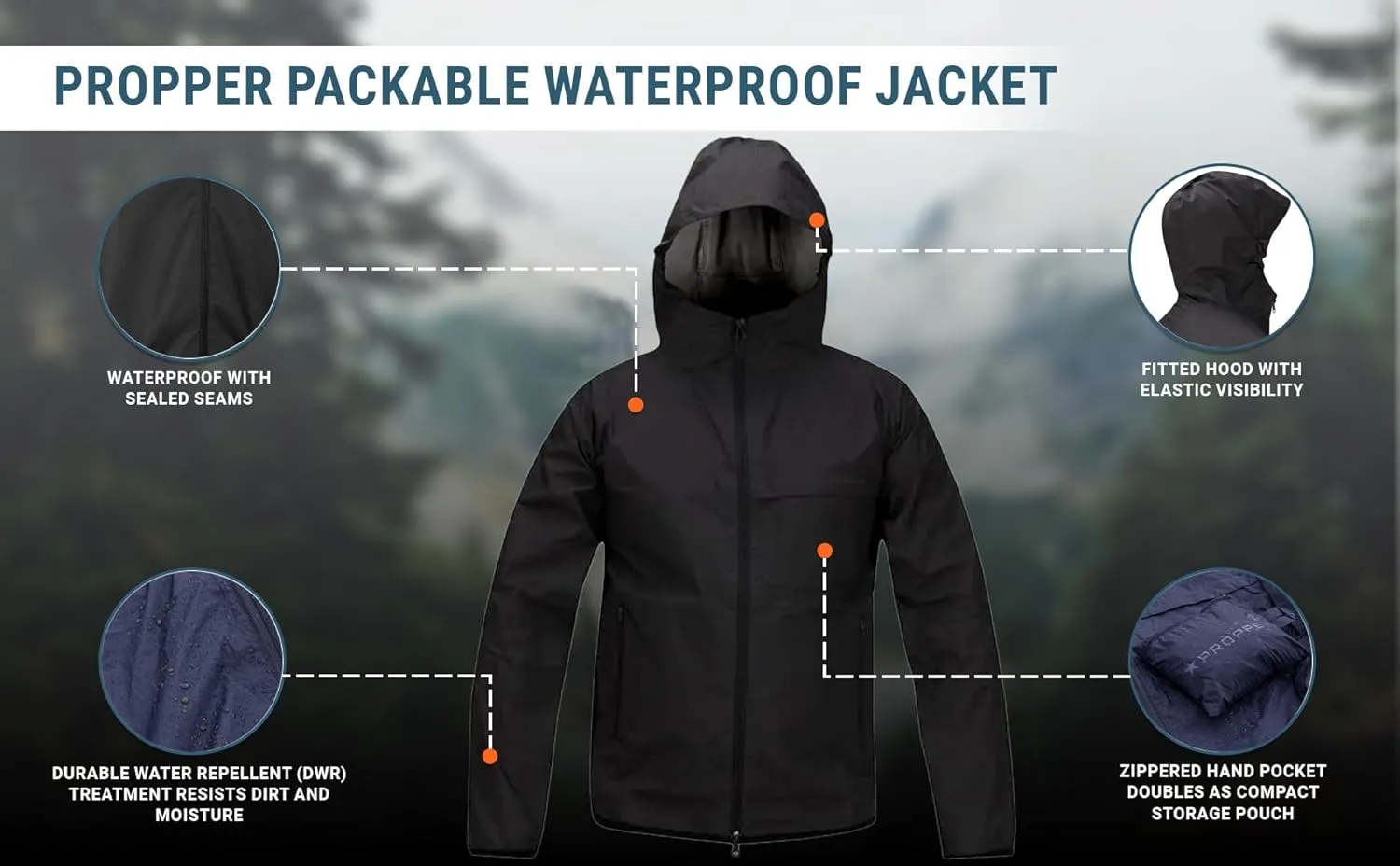 Propper Packable Waterproof Jacket