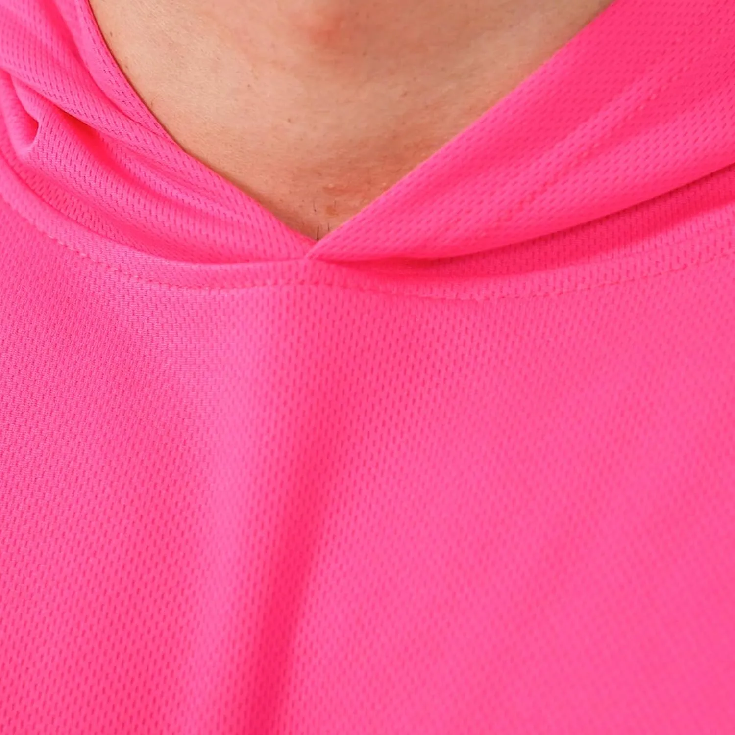 ProtectX High Visibility Sun Protection Lightweight Long Sleeve Hoodie, UPF 50  Quick-Dry, SPF UV Shirt, Active Wear