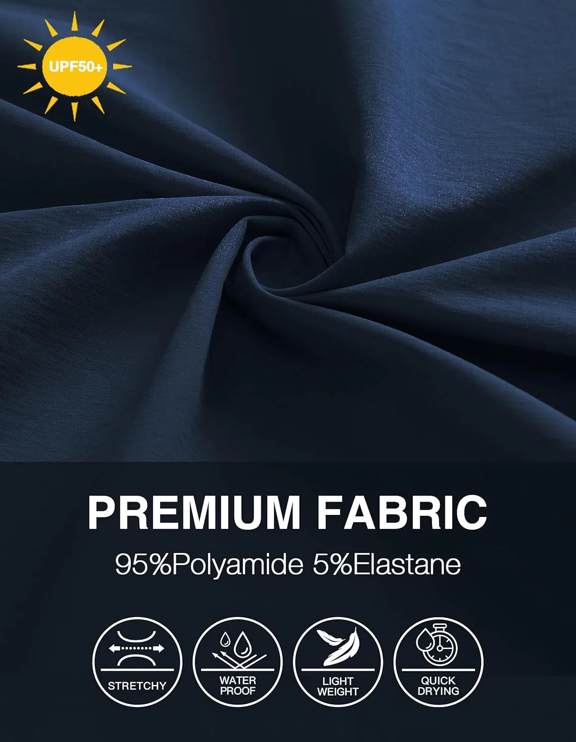 PULI Golf Shorts Men Relaxed Fit Stretch Dress Lightweight Casual Waterproof Travel Quick Dry Summer Shorts 5 Inch Inseam