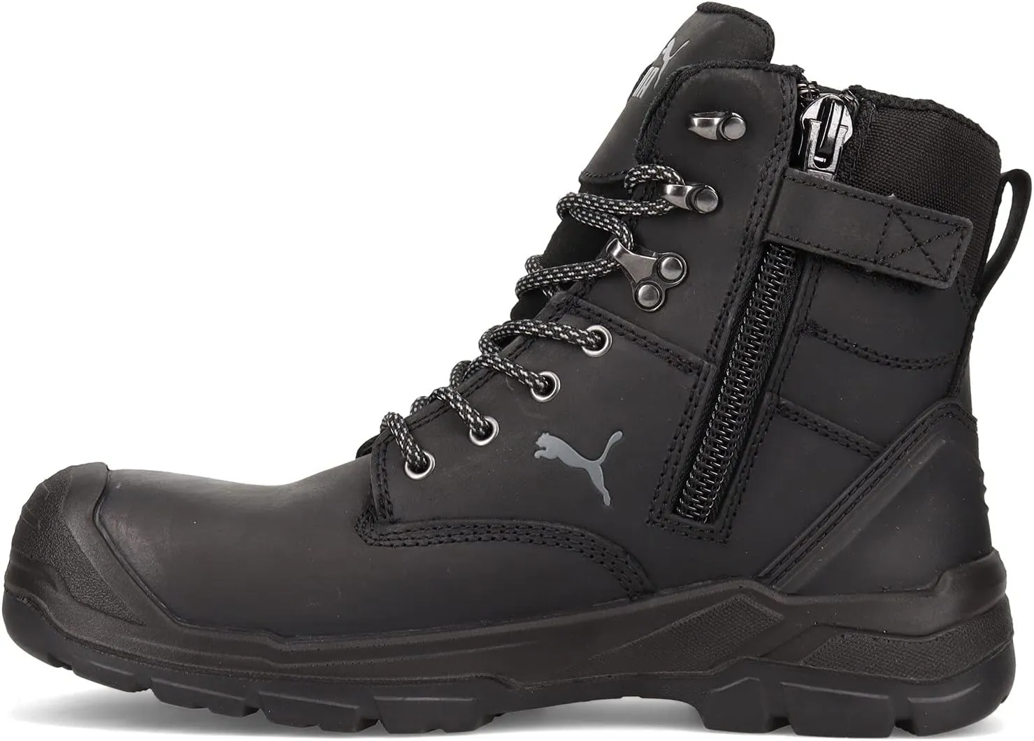 PUMA Men's Conquest Waterproof Composite Toe Eh Zip Industrial Shoe