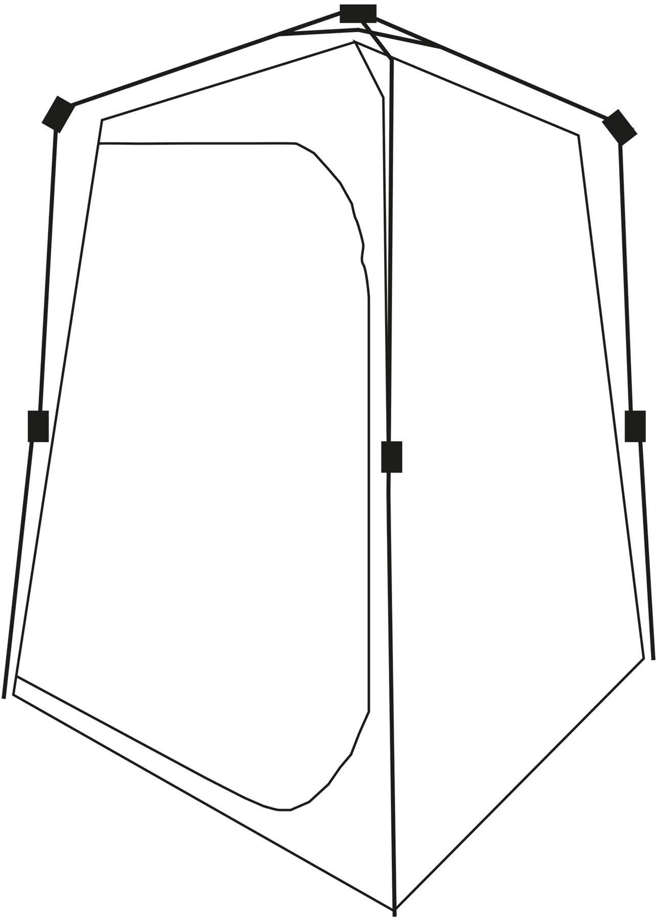 Quest Instant Utility and Toilet Tent Grey