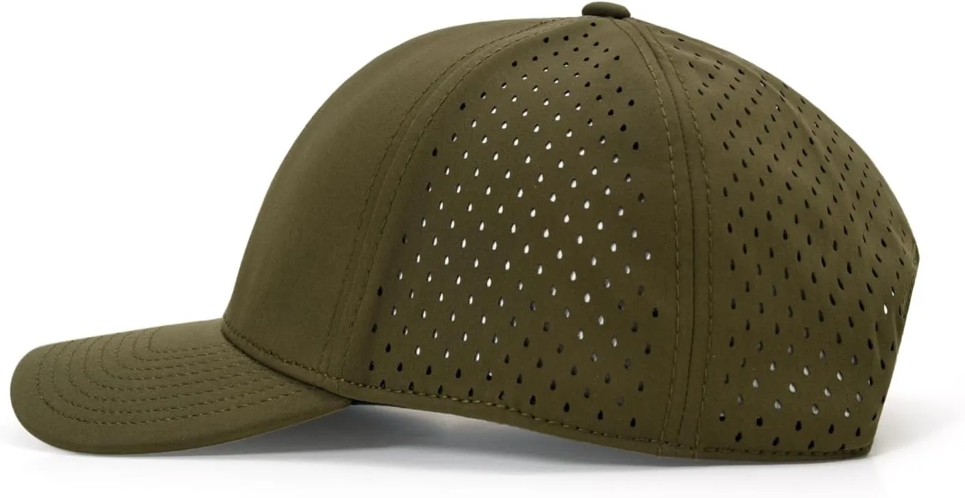 Quick-Dry Snapback Hats, 6-Panel Water-Resistant Mesh Baseball Caps for Men & Women, Golf, Running or Workouts