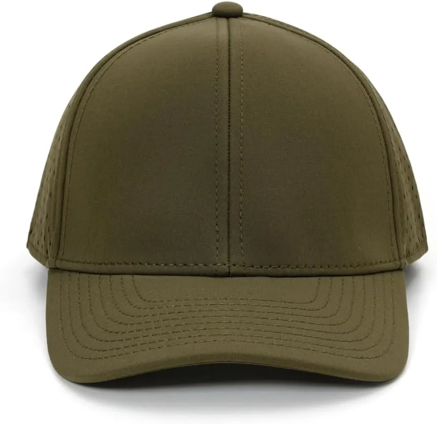 Quick-Dry Snapback Hats, 6-Panel Water-Resistant Mesh Baseball Caps for Men & Women, Golf, Running or Workouts