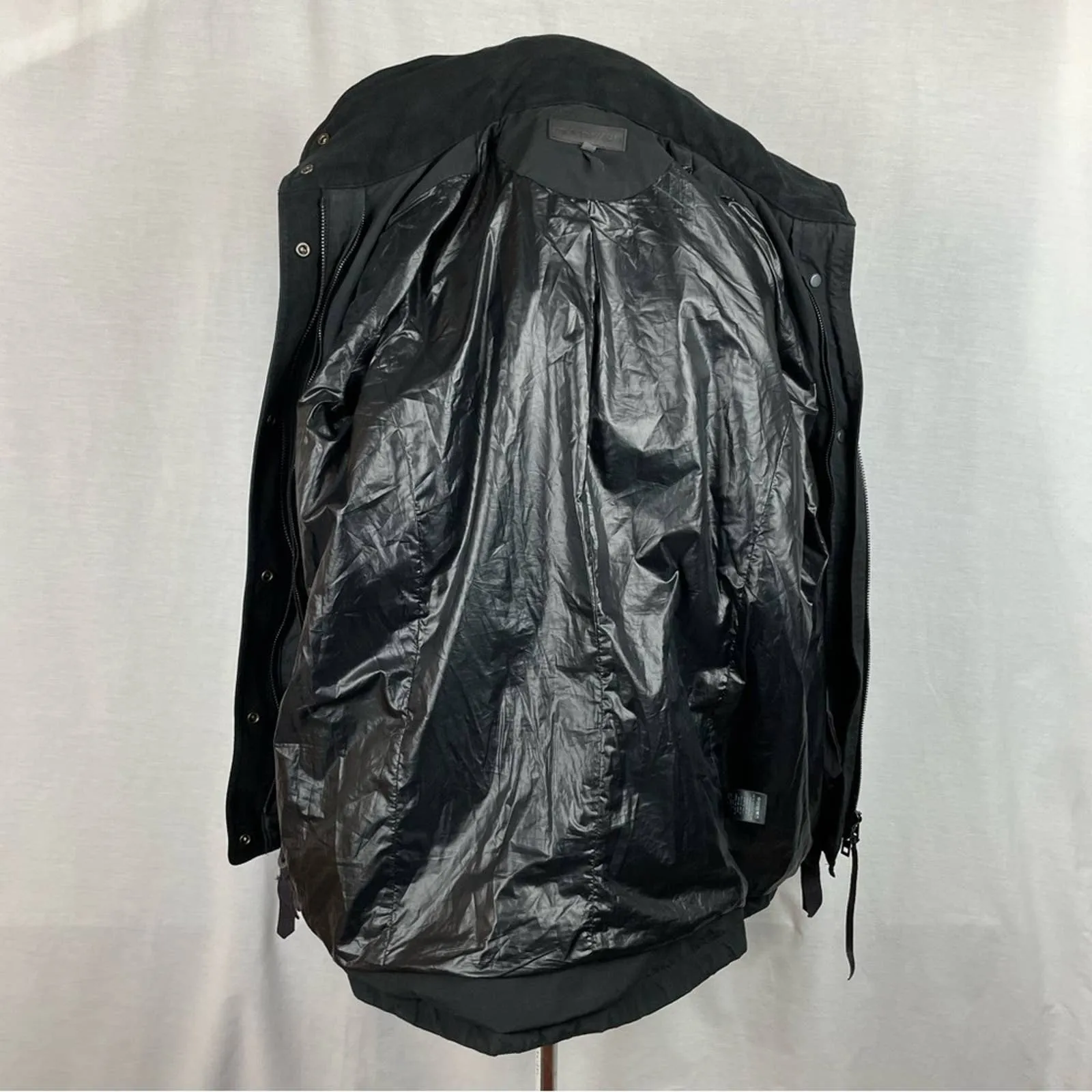 rag & bone Black Military Style Utility Jacket Coat Hood !! Shell Only - as-is!! Size 4