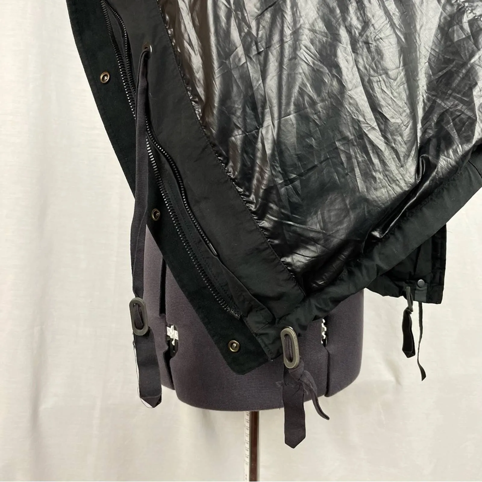 rag & bone Black Military Style Utility Jacket Coat Hood !! Shell Only - as-is!! Size 4