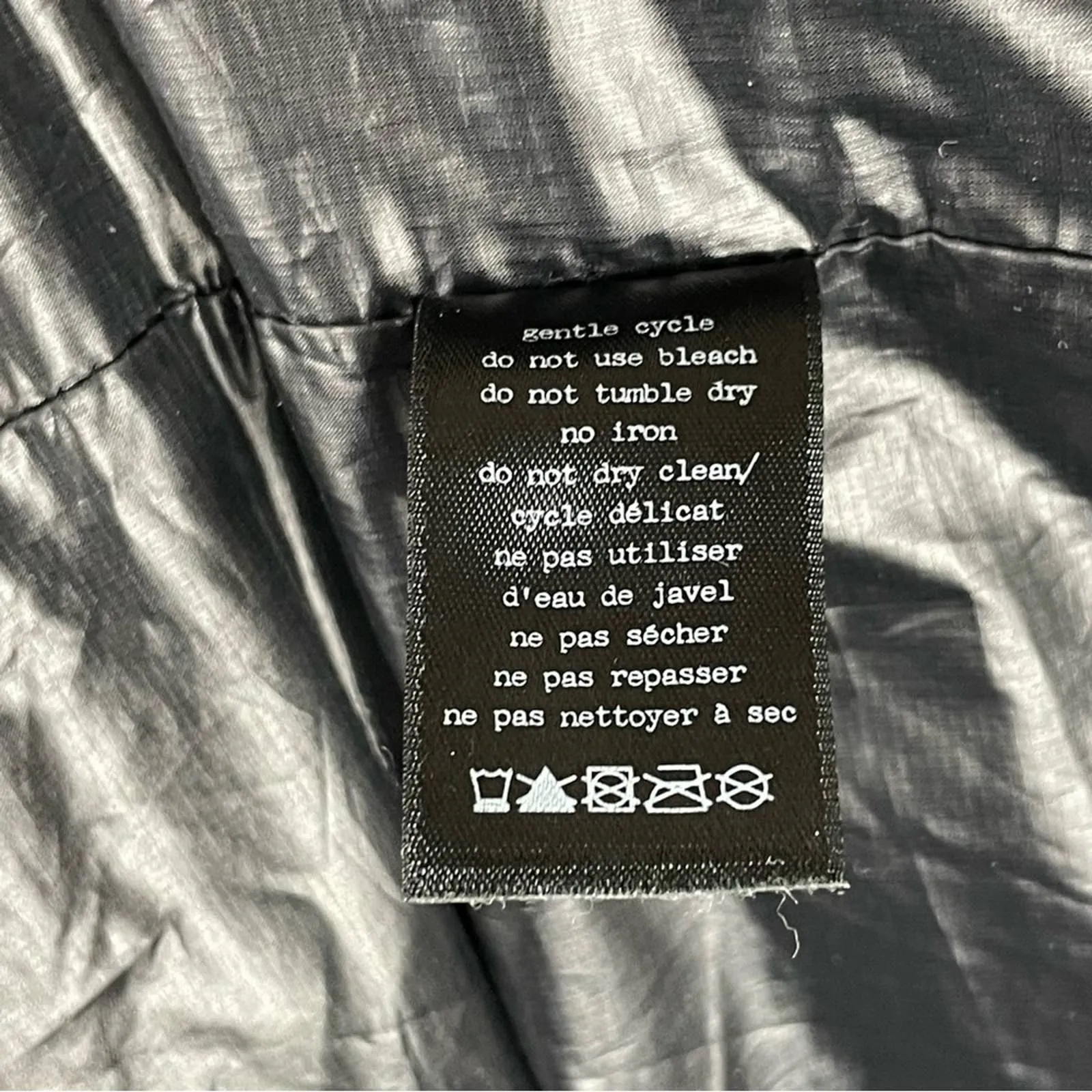 rag & bone Black Military Style Utility Jacket Coat Hood !! Shell Only - as-is!! Size 4