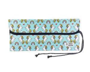 Rainbow Unicorn Makeup Brush Roll