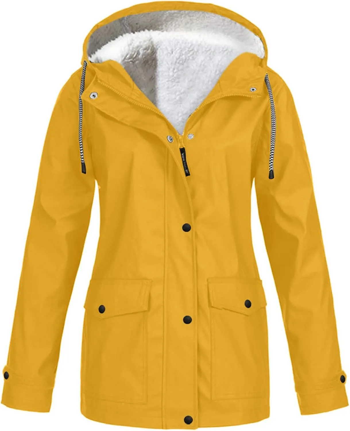 Raincoat Women Lightweight Rain Jackets Waterproof Packable Active Outdoor Hooded Windbreaker Raincoat Trench Coats
