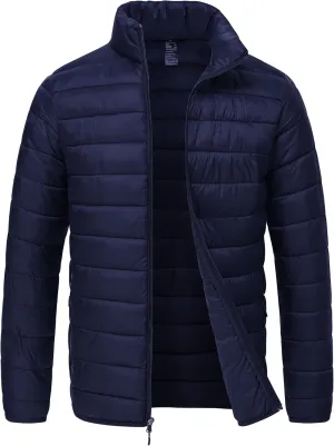 Rapoo Men's Puffer Jackets Lightweight Winter Jackets Coats Water Resistant Windproof Insulated