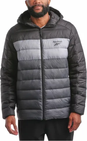 Reebok Men's Jacket – Lightweight Hooded Quilted Puffer Coat – Warm Insulated Winter Jacket for Men (S-4X)