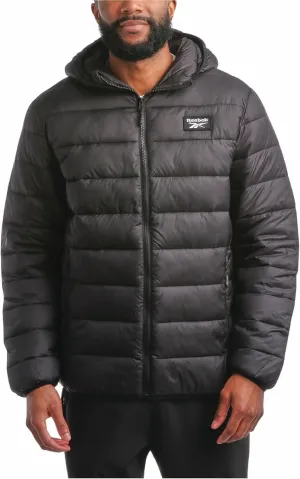 Reebok Mens Jacket - Lightweight Hooded Quilted Puffer Coat - Warm Insulated Winter Jacket for Men (S-4X)