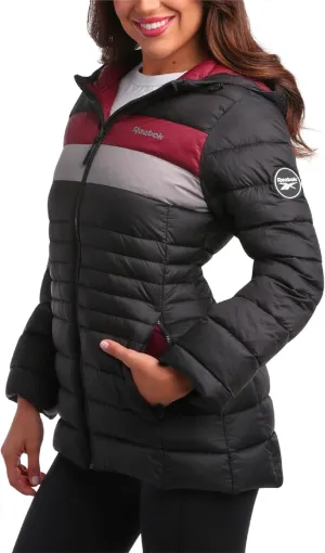 Reebok Women Jacket - Packable Quilted Puffer Coat – Casual Jacket for Women (S-XL)