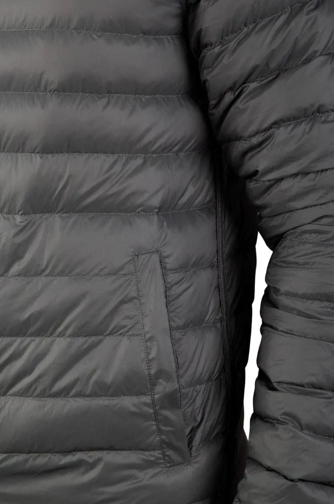 Regal Reversible Puffer in Black/Stormy Green