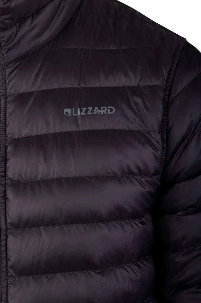 Regal Reversible Puffer in Black/Stormy Green